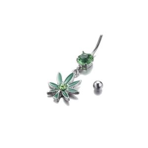 420 Belly Button Ring
